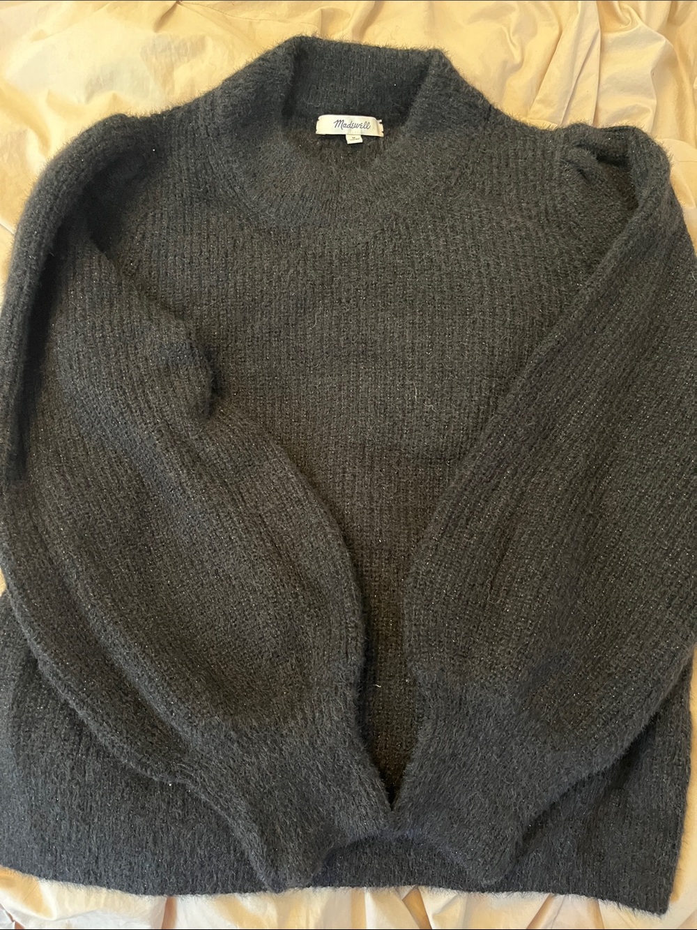 Madewell Black Crewneck Sweater